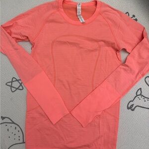 lululemon athletica Coral Long Sleeve Tee